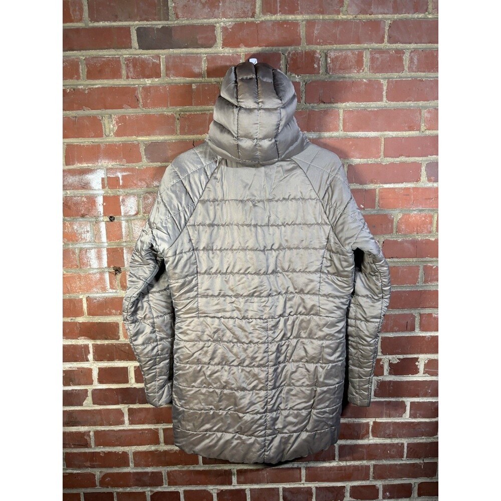 Smartwool Soft Gold Smartloft 180 Hooded Puffer Parka Jacket Women’s Large - Picture 7 of 8